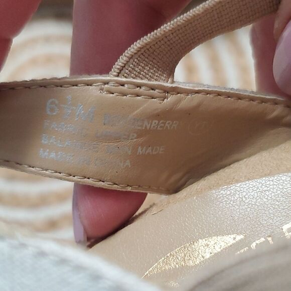 A2 by Aerosoles Women’s Boyzenberry, 6.5 Tan Wedge Sandals - Picture 7 of 10